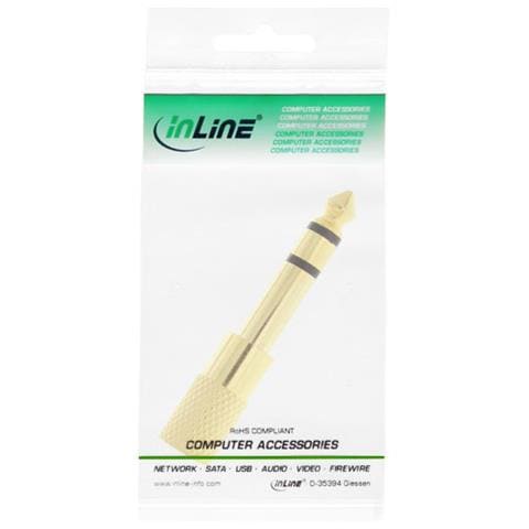 99305P 6.3mm 3.5mm Nero, Oro cavo di interfaccia e adattatore - Foto 2